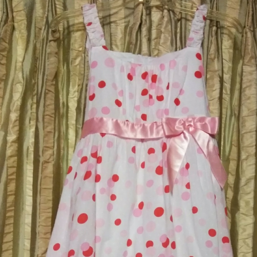 Bonnie Jean Pink Dot Girls Dress